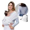 Egmaobaby Sears Infant Front Baby Carrier, Adjustable Four-Season Sling for Spring and Summer Outings