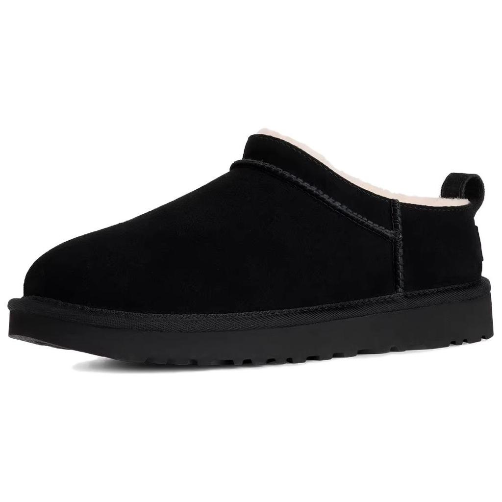 UGG Микро Классические Тапочки Высокие Зимние Сапоги Мужские Черные 1180190-BLK