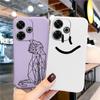 Мягкий силиконовый чехол с изображением улыбающегося лица для Xiaomi Redmi Note 13 Pro 13C 14T Poco C65 Samsung A55 M35 A35 S24 Huawei Honor 200 iPhone 15 Realme противоударный чехол