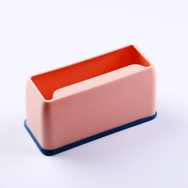 Metal Cat Litter Scoop Set with Large Wooden Handle and Candy Color Base