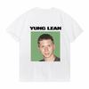 Смешная футболка с графическим принтом Yung Lean Мужская Мода Повседневная Футболки с коротким рукавом Унисекс летние с круглым вырезом Дышащие свободные футболки