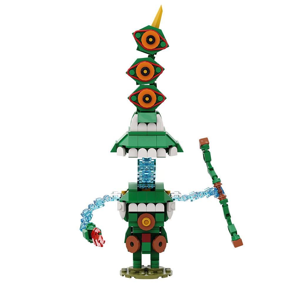 Gobricks MOC Zeldaing Wild Breath Демонический Страж Щит Солдат Кирпичи Сокрушитель Магическая Статуя Стюард Строительные Блоки Игрушка Подарки