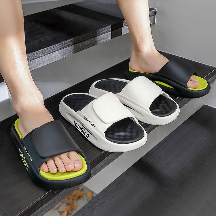 Женские летние тапочки с мягкой подошвой и антизапахом для принятия душа в ванной, нескользящие для домашнего использования, классные парные тапочки для мужчин