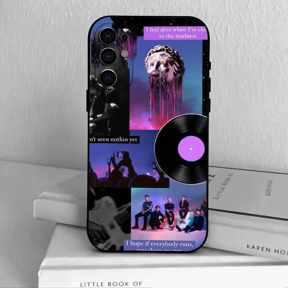 OO-OneRepublic Чехол для телефона Черный Силиконовый Мягкий Для Samsung S25,S24,S21,S22,S23,S30,Ultra,S20,Plus,Fe,Lite