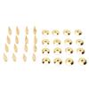 16 Pcs Speaker Spikes Shockproof Speaker Isolation Spikes Stands for Subwoofer Amplifier Turntable R