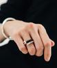 Tacit Onyx Cliff Ring
