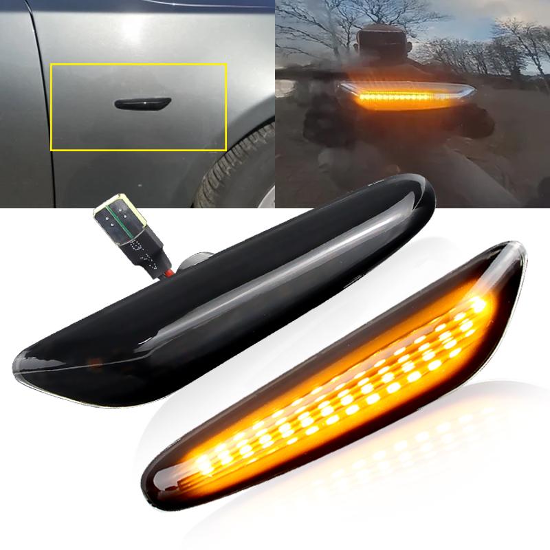 2x LED Turn Signal Light Side Marker 63133418445 For BMW 1 3 5 serie E46 E60 E61 E81 E82 E87 E88 E90 E91 E92 E93 X1 E84 E83 E53Turn Signal 2