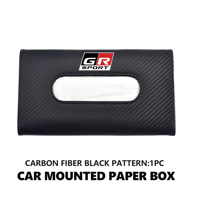 For S1 Car Sun Visor Tissue Box Hanging Napkin Storage Bag chr Corolla Camry rav4 Yaris hilux prius avensis JH0