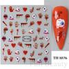New nail art stickers ins European and American Halloween Dark Spider Ghost Thin Tough Adhesive Nail Stickers