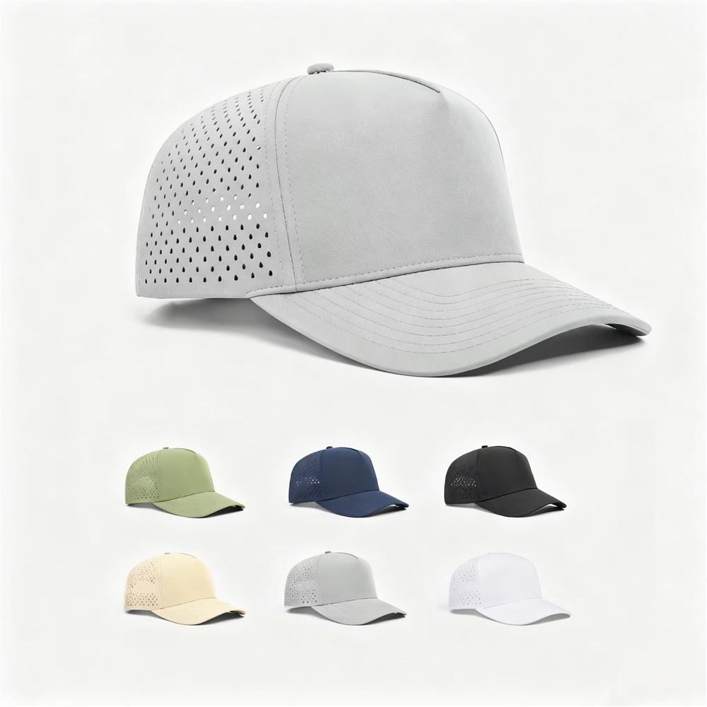 Custom High Quality Waterproof Quick Drying Baseball Cap Outdoor Hat with Logo Embroidery