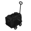 Dog Carrier with 4 Wheels Portable Rolling Cat Carrier Small Pet Stroller with Telescope Handle for Traveling Camping