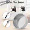 304 Stainless Steel Coffee Filter Bowl Coffee Filter Basket Single 1 Cup Double 2 Cup 51mm Espresso Basket Coffee Filter Plate