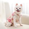 Fleece Vest Thicken Warm Dog Winter Jacket Coat Floral Print Dog Clothes for Small Dogs Puppy York Chiwawa Clothing Pet Apparel
