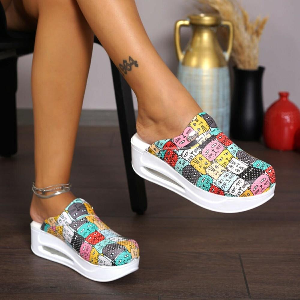 Women Slippers New Orthopedic Sabo Shoes Sandals Orthopedic Base Nurse Doctor Hospital Medical Casual Quality Soft Comfort Anti-Slip Clog