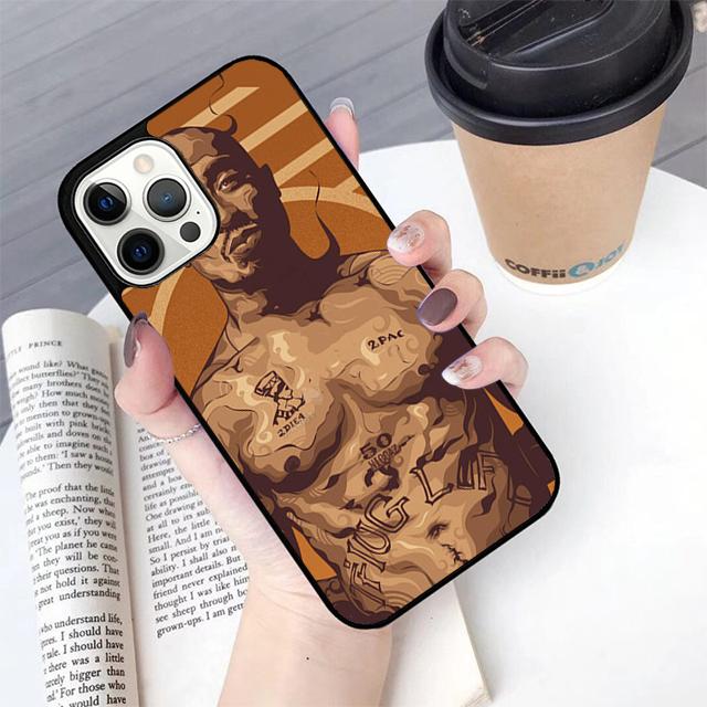 Чехол для телефона рэпера Тупака 2Pac Макавели Для iPhone 17 Air 14 15 16 13 12 Чехол Для Apple Pro Max Plus Coque