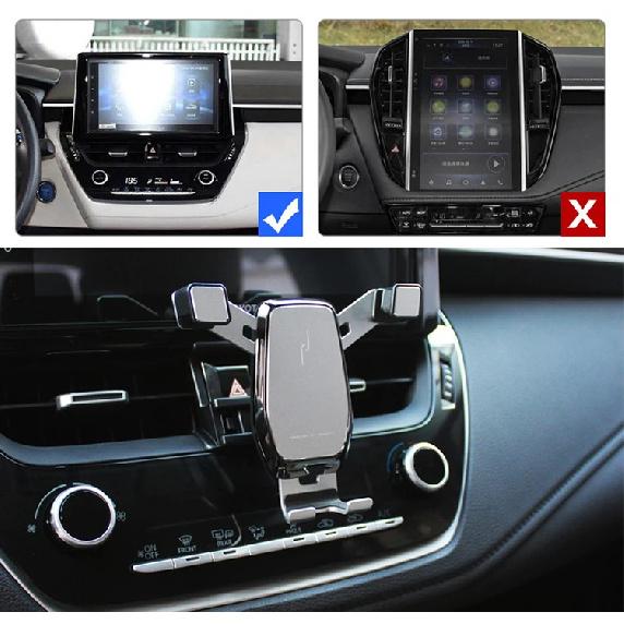 Car Phone Holder Air Vent Mount Clip Clamp Mobile Phone Holder for Toyota Corolla Altis Accessories 2019 2020 2021 2022 2023
