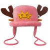 Warm Winter Plush Hat for Girls - Cute Cartoon Design, Perfect Gift for Autumn & Winter