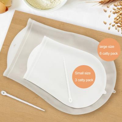 Силиконовый мешок для замеса, многоразовый пищевой многофункциональный смеситель для раскатывания теста, хлеба, кондитерских изделий, кухонный инструмент для выпечки