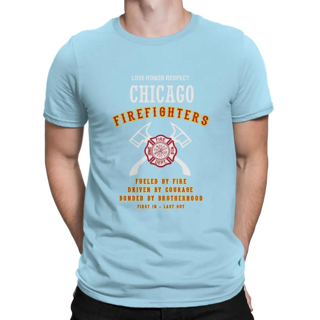 Футболка Chicago Fire Man ФУТБОЛКА ПОЖАРНЫХ ЧИКАГО Отличительная футболка Оригинальный стритвир Новый тренд