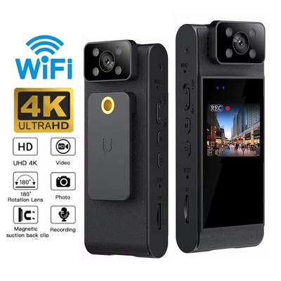 4K HD Мини-камера WiFi Портативный Маленький Цифровой Видеорегистратор BodyCam Инфракрасный Видеорегистратор Ночного Видения Миниатюрная Частная Носимая Видеокамера