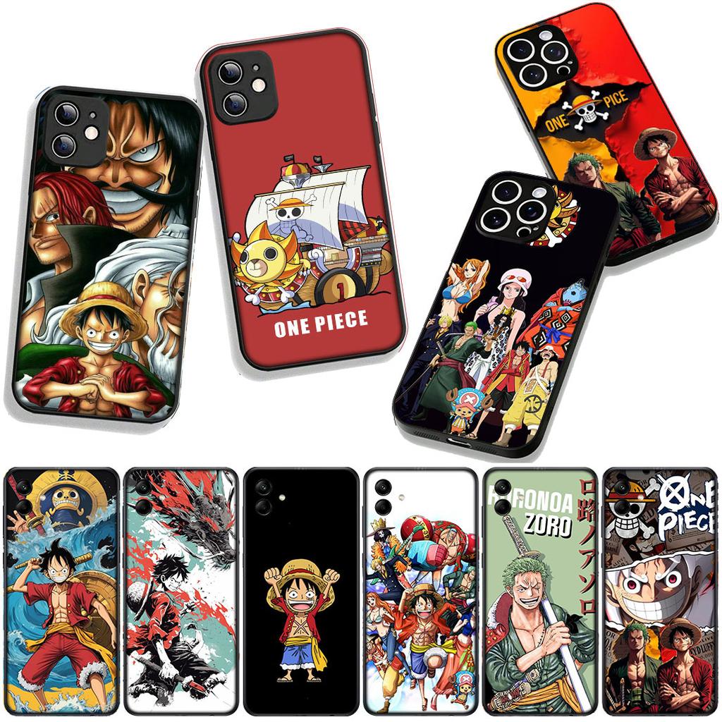 Phone Cover Luffy One Piece Roronoa Zoro Casing for Apple iPhone 16 15 14 Plus 13 12 Mini 17 Pro Max + ProMax 16E Air 15+ Case
