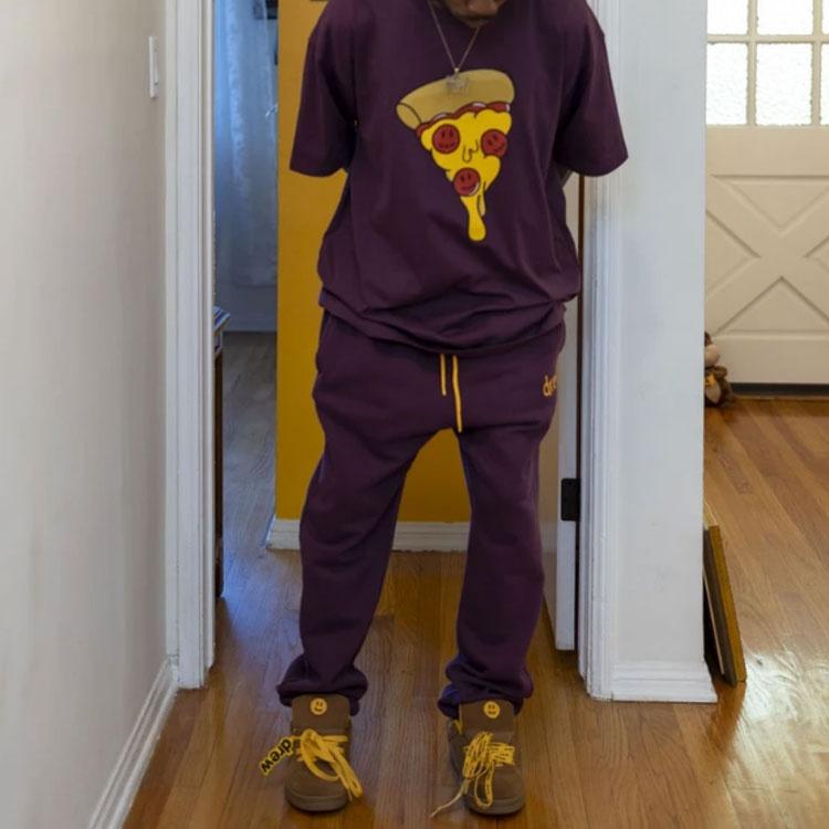 Drew House Scribble Sweatpants 'Berry' Men's DR-FW21-085