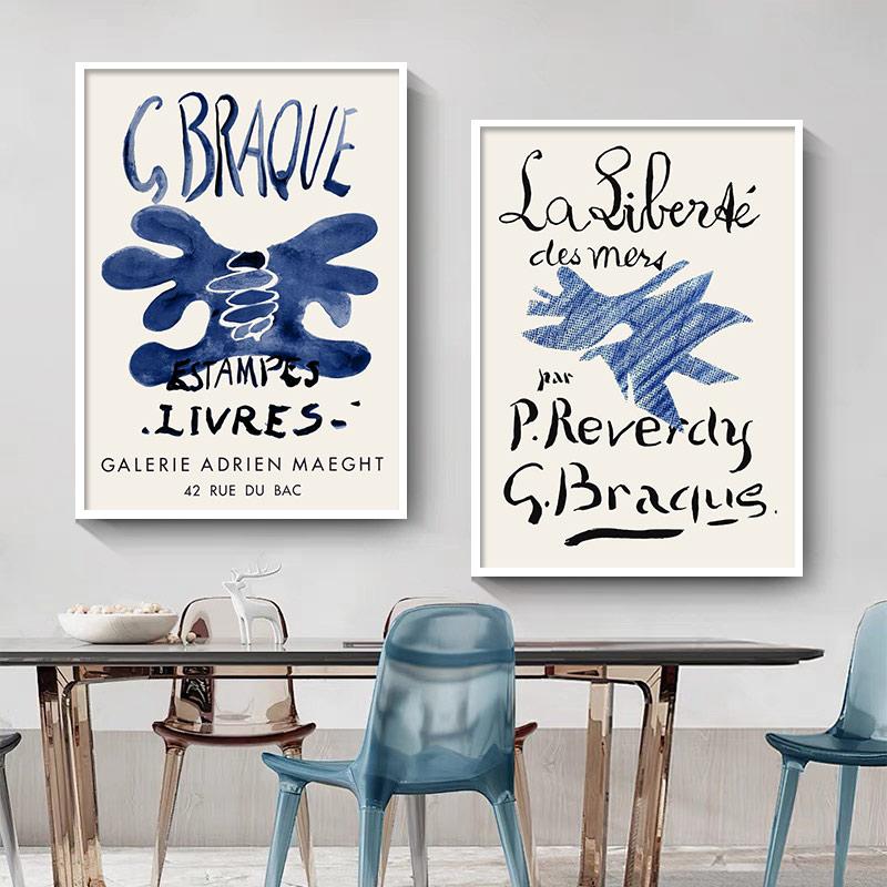 Жорж Брак Симон Хантай галерея плакаты на скандинавскую тему и принты настенные поп-арт холст картины настенные панно для декора гостиной