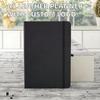 High Quality A5 Hardcover PU Leather Business Office Planner Customizable Sublimation Notebook 80 Sheets School Address Book