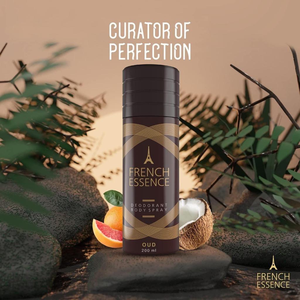 Подарочный набор духов и дезодорантов Essence для мужчин и женщин - Oud