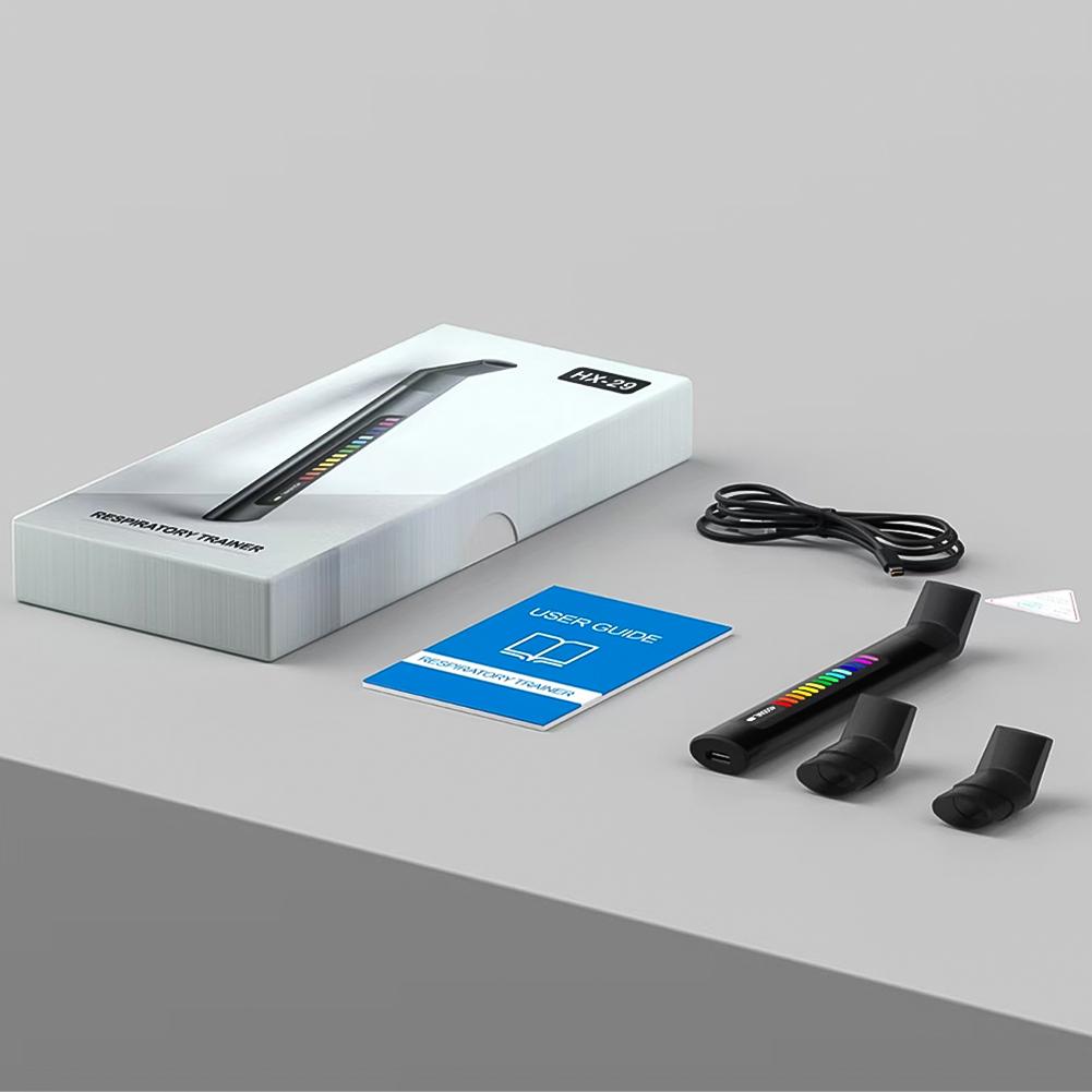 Портативное дыхательное тренировочное устройство Упражнение для объема легких Фитнес Аэробные упражнения Вспомогательное тренировочное устройство