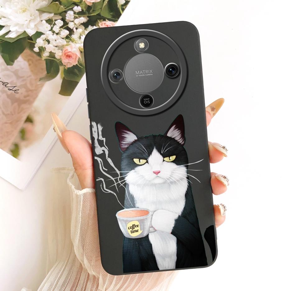 Чехол для Honor Magic 8 Lite Чехол для Honor X9d MTN-NX1 Милый Чехол с Мультяшным Рисунком Собаки Панды Силиконовый Чехол для Honor X70 X 70 HonorX9d Мягкие Fundas