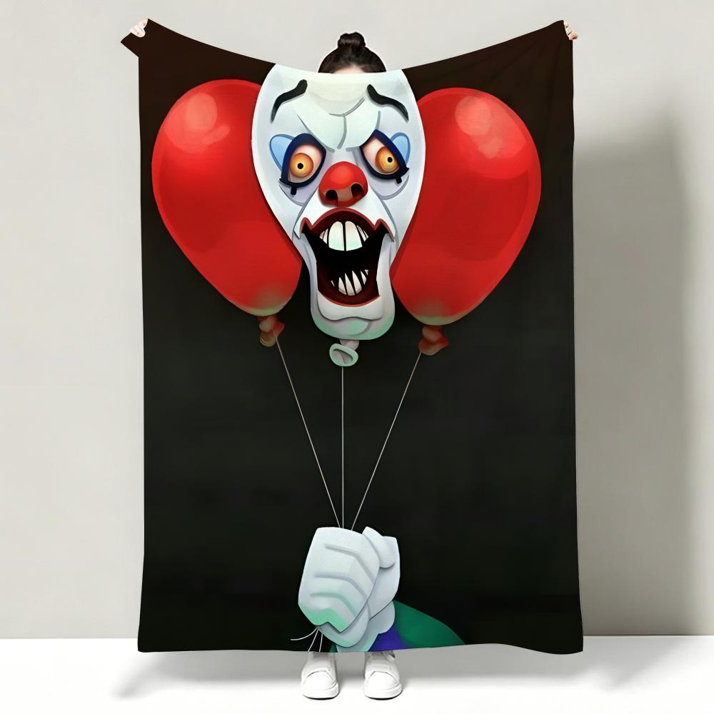 Movie I-It Chapter One Throw Soft Warm Flannel Throw Blanket, Multi-use for Sofa Bed Office Nap