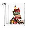 Festive Cash Storage Ornament Christmas Gift Ornament, 2D Acrylic Money Card Decoration, Xmas Creative Holiday Surprise Holder Tree Hanging for Tree,