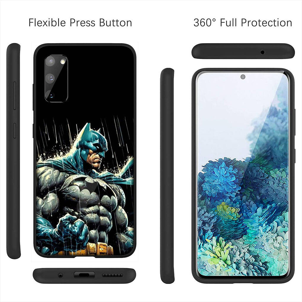 for Motorola Moto Edge 70 60 50 G54 G86 Samsung Galaxy S25 iPhone 17 16 15 Xiaomi Redmi Note 14 13 Pro Max Case Wallpaper Bruce Wayne Batmans Bat Man