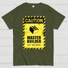 Caution Master Builder Cotton Summer Casual Cool Loose T-Shirt