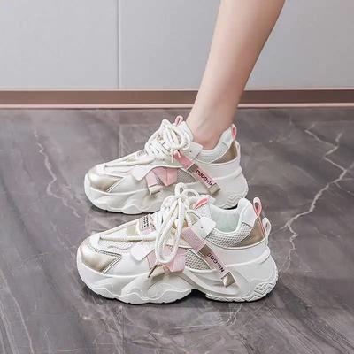 Экокожа Платформа Летние Женские Ботинки Вулканизированные Роскошные Кроссовки Женские Дизайнерские 33 Размер Женская Обувь Спорт Приветственная Сделка