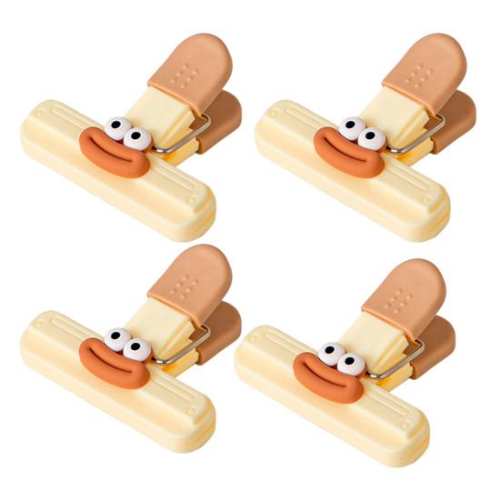 Клипса для запечатывания продуктов Милые герметичные зажимы для пакетов Зажим для пакетов влагостойкий Запайщики Креативный длинный хвост