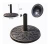 Resin Umbrella Base Low-Profile with Tightening Knob Round Hand