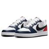 Nike Court Borough Slip Resistant Low Top Skateboard Shoes Unisex White Blue Red  Sneakers  KL7446-101