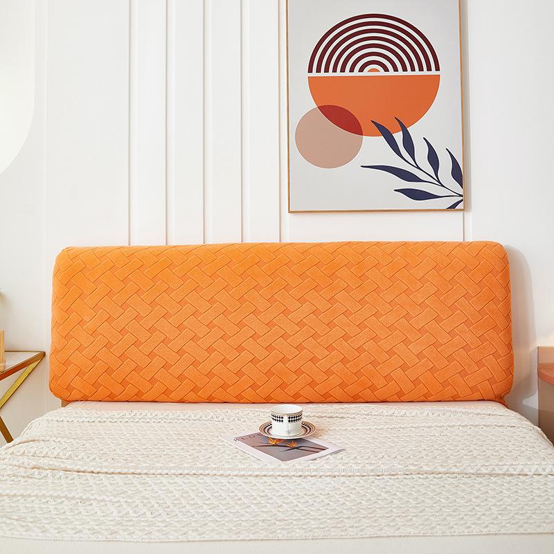 Чехол для изголовья кровати Full Queen Cal King Stretch Soft Bed Headboard Slipcover Stretch Solid Color Purproof Protector Cover Washable for Bed Bedroom Decor