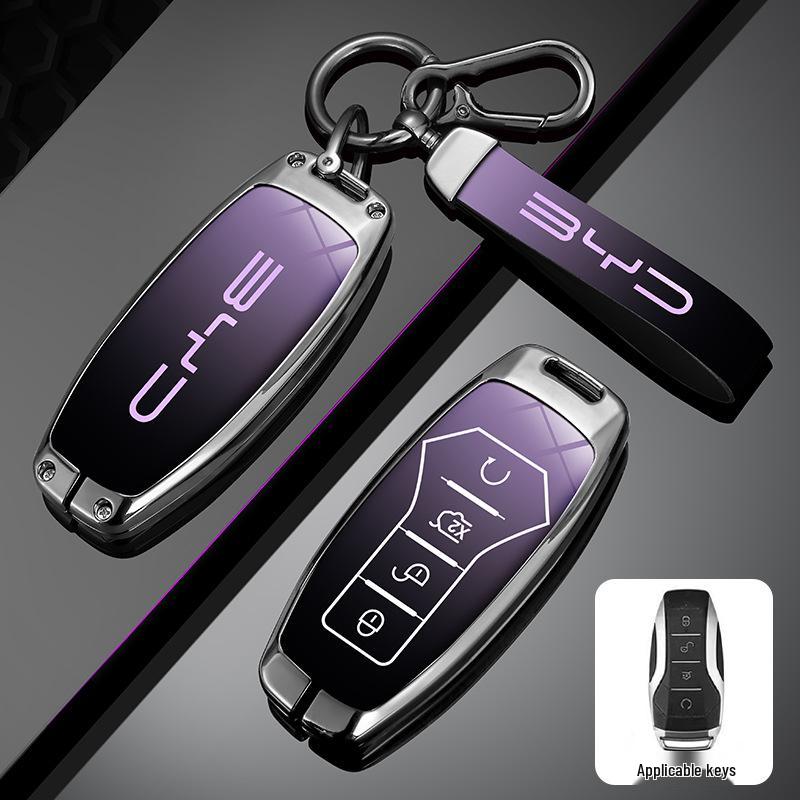 BYD Dolphin 22-24 Key Case: Compatible with Han, Song Plus, Tang DMI, Qin Pro, Yuan E2