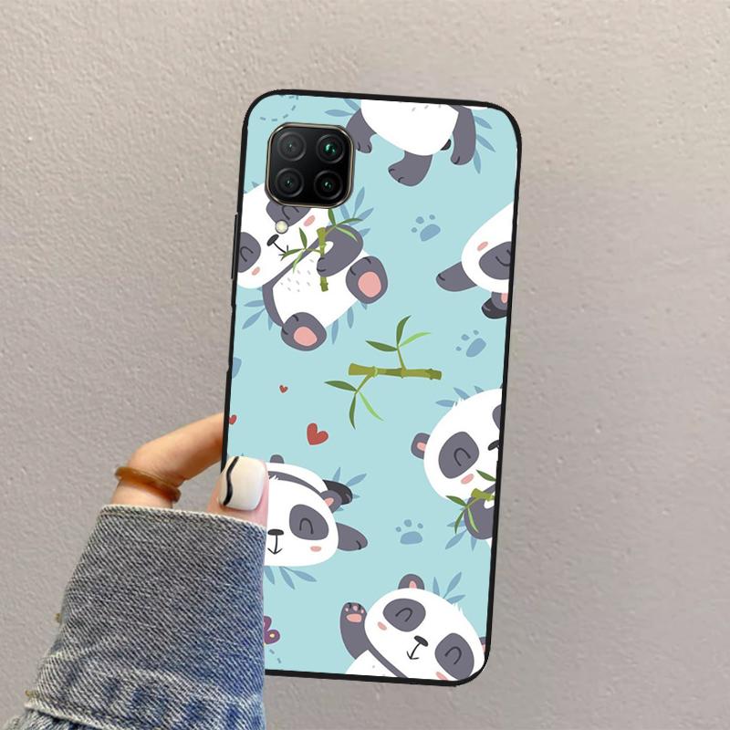 Животное Панда Для Huawei Nova Y73 Y72 Y61 Y91 Y70 Y60 Y90 12s 12i 11i 8i 9 10 SE P30 P40 Lite P60 Pro Чехол