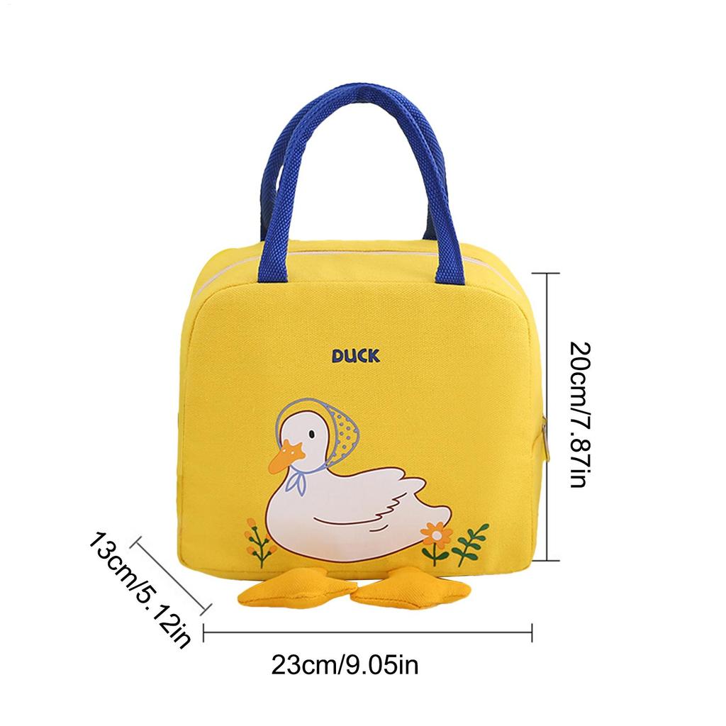 Adult Lunch Box Cute Lunch Box Lunch Tote Bag Smooth Zipper Lunchbox Bag for Lunches Snacks Drinks
