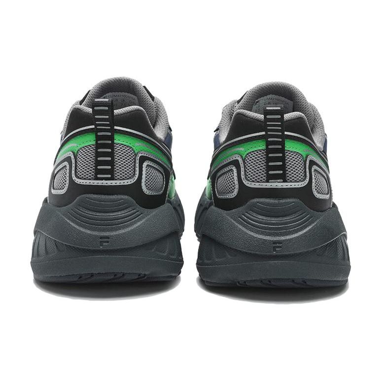 Fila Fusion Cred Navigator Удобные Прочные Дышащие Низкие Повседневные Беговые Кроссовки Мужские Сникеры Черный Зеленый T12M421601FSA