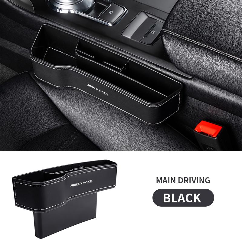Car Seat Crevice Storage Box Seat Gap Slit Pocket Catcher Organizer For Mercedes-Benz AMG C-Class W202 W203 W204 W205 W206