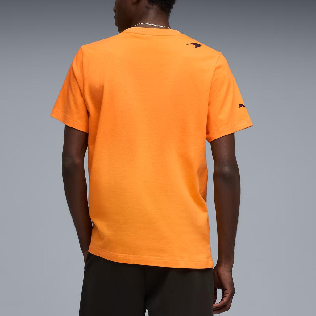 Puma X McLaren Piastri Команда Мягкая футболка с круглым вырезом с коротким рукавом Мужские Топы 637452-03