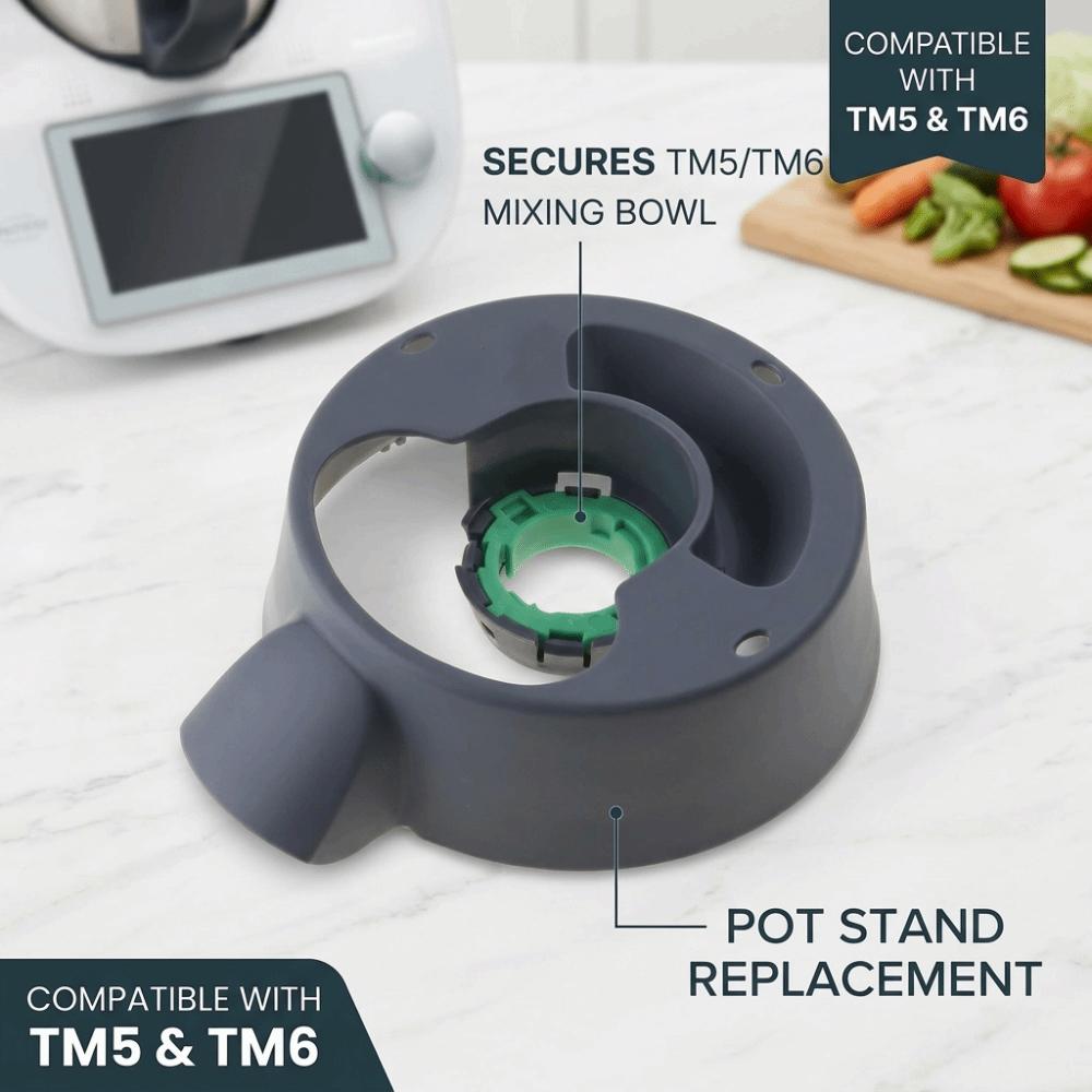 Крепежная пластина ножа блендера, основа чаши, сменная деталь для Thermomix TM5 TM6, можно мыть в посудомоечной машине