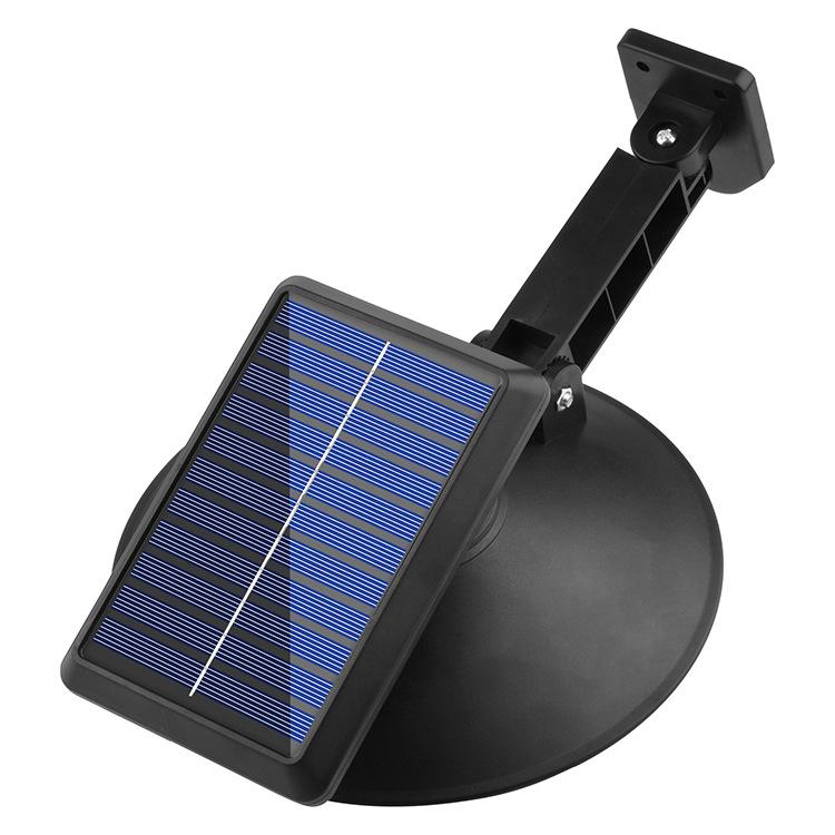 Circular Solar Wall Lamp Outdoor Human Body Sensing LED Courtyard Lamp Garage Lighting Street Lamp