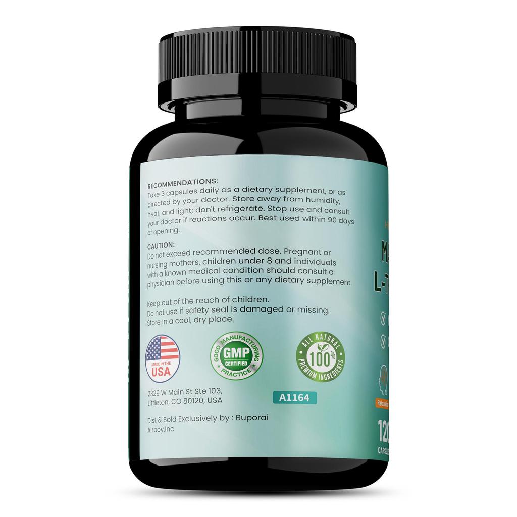 Buporai L-threonate magnesium supports mood, relaxation, sleep, and cognitive function.