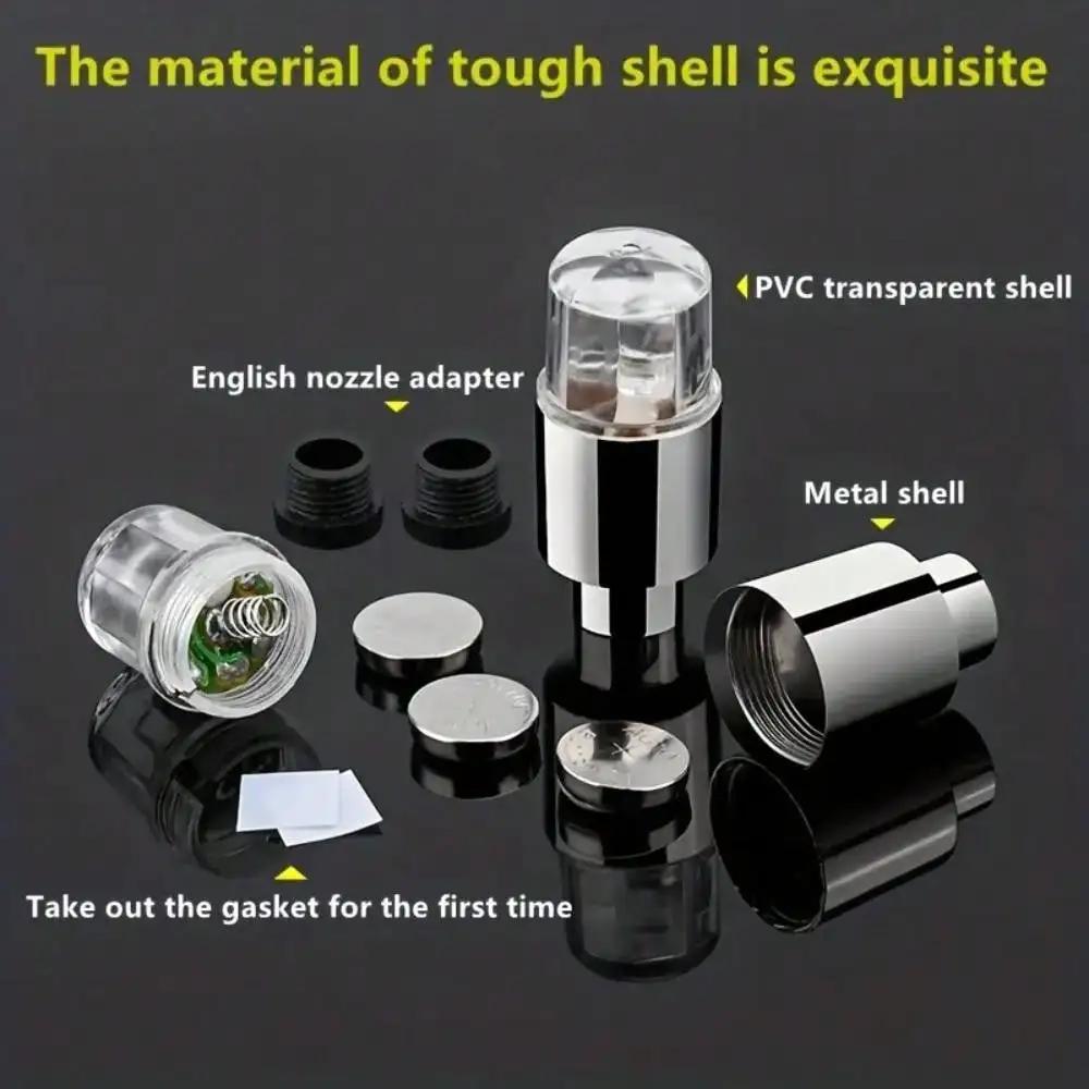 4 шт. Прочные колпачки для вентилей шин с подсветкой – Колпачки для вентилей с подсветкой для автомобилей, мотоциклов, велосипедов и электромобилей